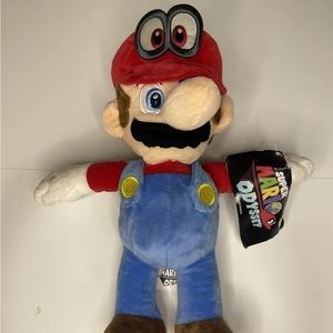 Nintendo Super Mario Red Cappy Mario Soft Plush 12" NEW